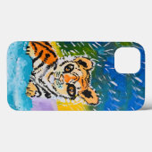 ベビータイガー「Art by Kids」 Case-Mate iPhoneケース (裏面 (横))