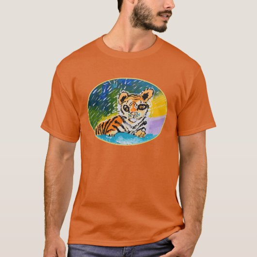 ベビータイガー「Art by Kids」 Tシャツ (正面)
