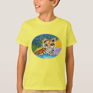 ベビータイガー「Art by Kids」 Tシャツ