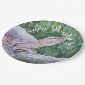 ベビータートルハッピーバースデー ペーパープレート (アングル)