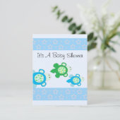 ベビータートルベビーシャワー 招待状 (スタンド正面)