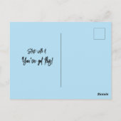 ベビータートルポストカード ポストカード (裏面)