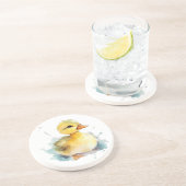 ベビーダックウォーターカラーサンドストーンコースター コースター (側面)