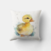 ベビーダックウォーターカラー装飾用クッション クッション (裏面)