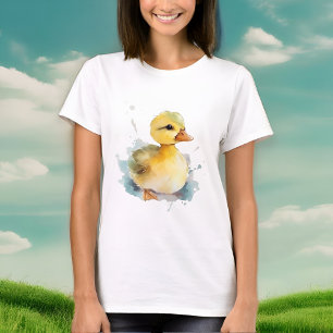 ベビーダックウォーター色女性のTシャツ Tシャツ
