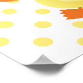 ベビーダックキュート子供部屋アート ポスター (角)