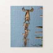 ベビーダックス後を追ズマママジグソーパズル ジグソーパズル (縦)