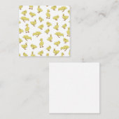 ベビーダックパターン ノートカード (正面/裏面)
