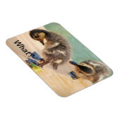 ベビーダック何を見て？ マグネット (右側)