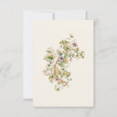 ベビーダック赤ちゃんシャワー サンキューカード (裏面)