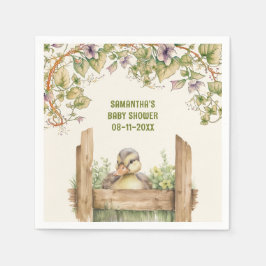 ベビーダック赤ちゃんシャワー スタンダードカクテルナプキン