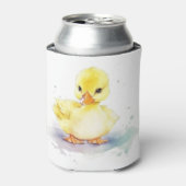 ベビーダック2水彩クーラーボックス 缶クーラー (缶正面)
