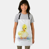 ベビーダック2水彩全周プリントエプロン エプロン (インサイチュ)