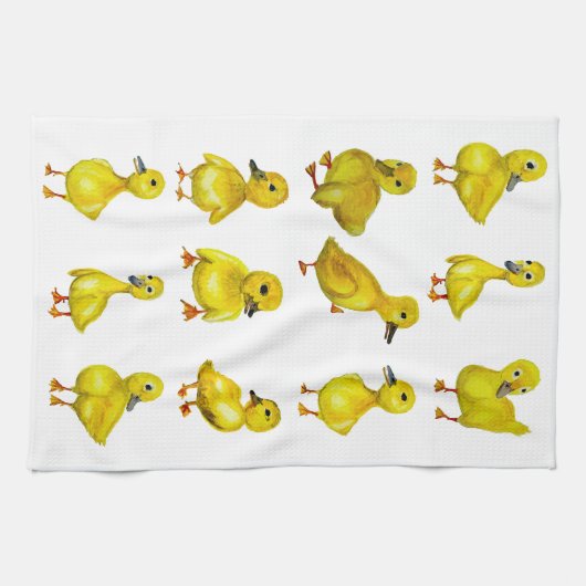 ベビーダック キッチンタオル (横)