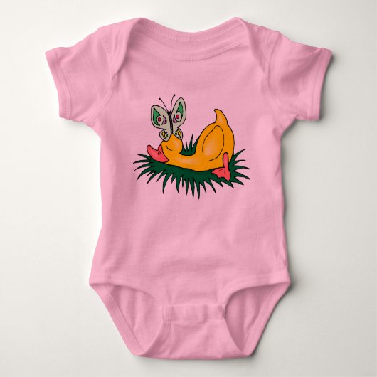 ベビーダック ベビーボディスーツ (正面)