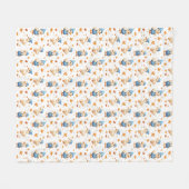 ベビーダックIベビーシャワー フリースブランケット (正面(横))