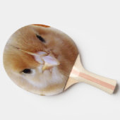 ベビーチキン顔、 卓球ラケット (横)