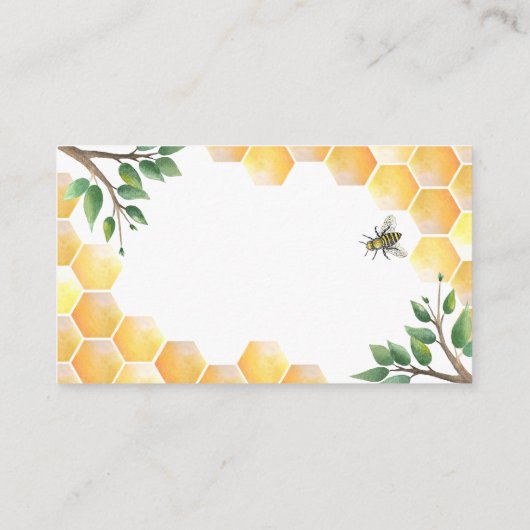 ベビーチケットのための甘い エンクロージャーカード (裏面)