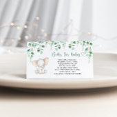 ベビーチケットエンクロージャカード用のゾウ エンクロージャーカード