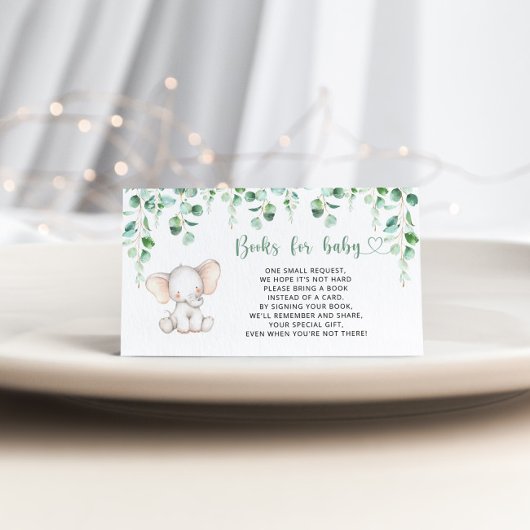 ベビーチケットエンクロージャカード用のゾウ エンクロージャーカード