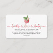 ベビーチケット囲いカード用いちご本 エンクロージャーカード (正面)