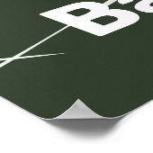 ベビーチックグリーンキッチンウォールアート ポスター (角)