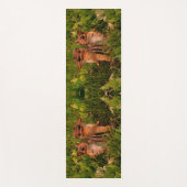 ベビーチップマンクス抽象芸術アニマルアート ヨガマット (正面)