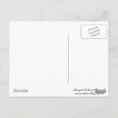 ベビーチップムンクスラブデザインはがき ポストカード (裏面)