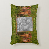 ベビーチップムンクフレーム独自の写真を作成 アクセントクッション (正面(垂直))