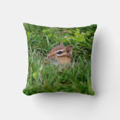 ベビーチムンクピーキング自然野生生物 クッション (正面)