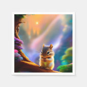 ベビーチムンク スタンダードカクテルナプキン (正面)