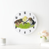 ベビーチヨトリオ ラージ壁時計 (ホーム)