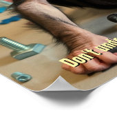 ベビーチンパンジーのポスター「Bungle」プリント おもしろい ポスター (角)