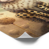 ベビーチーター 男女兼用 | チーター壁画 ポスター (角)