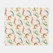 ベビーチーテ数々のーのフリースブランケット フリースブランケット (正面(横))