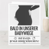 ベビーツァイトゥンシュヴァンゲルシャフトヴェルクンデンinドイツ カード (裏面)