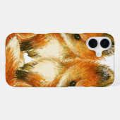 ベビーツインキツネ iPhoneケース (裏面横)