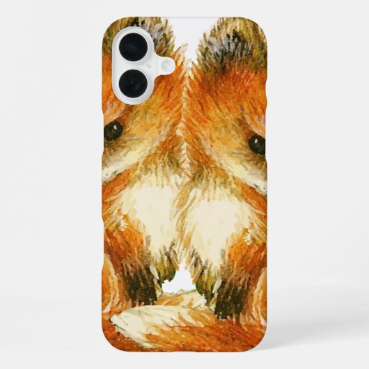 ベビーツインキツネ iPhoneケース (裏面)