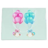 ベビーツインズガールボーイ ラージペーパーバッグ (正面)