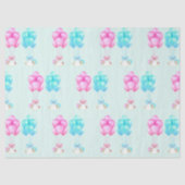 ベビーツインズピンクとブルー 薄葉紙 (正面)