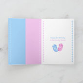 ベビーツインズブース誕生日カード カード (内部)