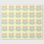 ベビーツインズベビーシャワーラッピング紙 ラッピングペーパー (フラット)