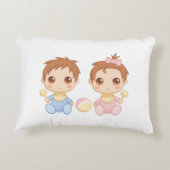 ベビーツインズボーイ&ガール アクセントクッション (裏面)