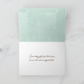 ベビーツインテディベアーズサンキュー カード (内部)