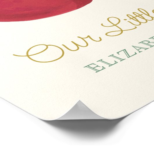 ベビーツインリトル甘いさくらんぼ保育園ポスター ポスター (角)