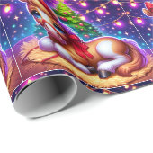 ベビーツリーで敷設するクリスマス馬 ラッピングペーパー (ロールコーナー)