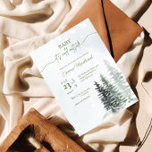 ベビーツリーWonderlandのベビーシャワー外は寒い 招待状