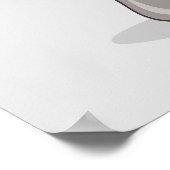 ベビーティラノサウルスのレックスが高い椅子に座っている。 ポスター (角)