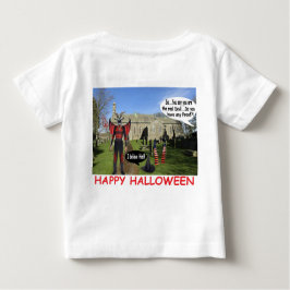 ベビーティーハッピーハローウィンヤギ ベビーTシャツ