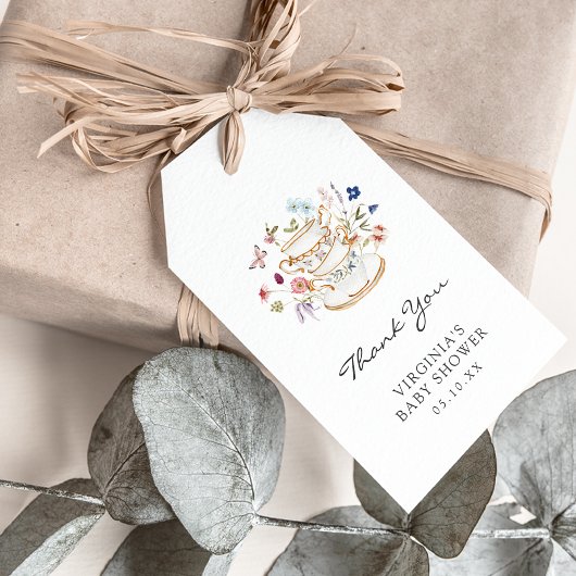 ベビーティーパーティーギフトラベル ギフトタグ